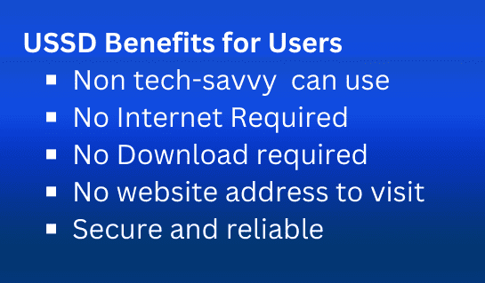 USSD Benefits